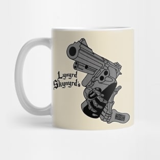 rock gun retro Mug